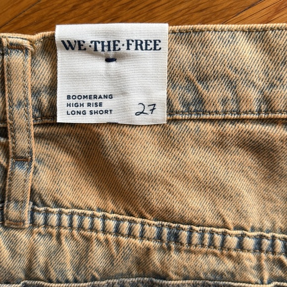We The Free Boomerang High Rise Long Shorts - Picture 6 of 7